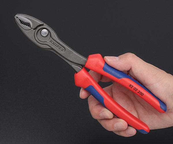日本正規品 クニペックス スリップジョイントプライヤー ツイングリップ (8202-200)(4003773087250) 業務向け KNIPEX