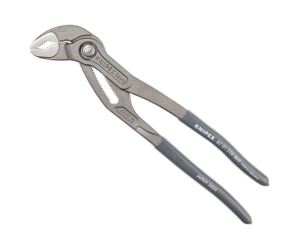 日本正規品 クニペックス コブラ ウォーターポンププライヤー 限定カラー スレートグレー (8701-250B09)(4003773093244) KNIPEX