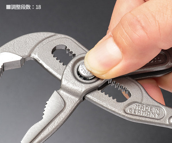 日本正規品 クニペックス コブラ エクストラスリムウォーターポンププライヤー  (8751-180)(4003773088981) 業務向け KNIPEX