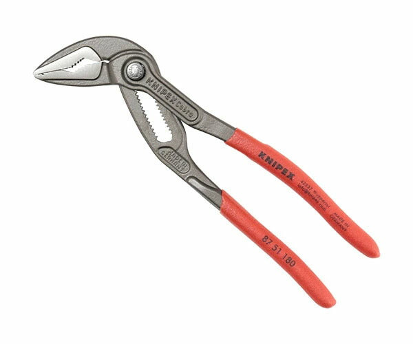 日本正規品 クニペックス コブラ エクストラスリムウォーターポンププライヤー (8751-180SB)(4003773089773) KNIPEX