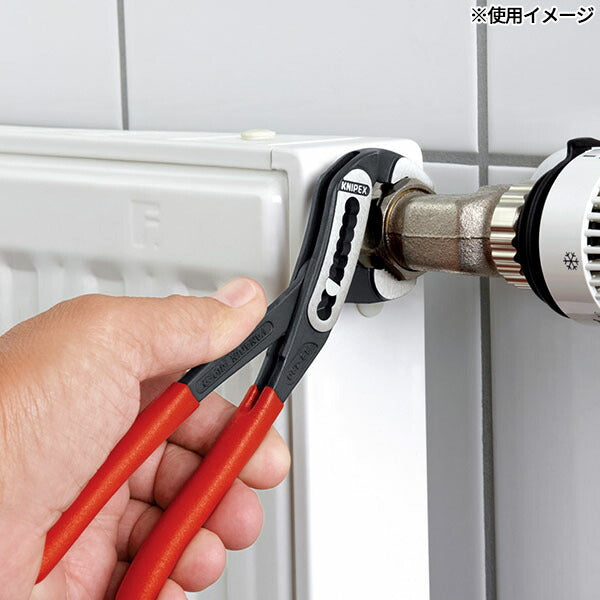 日本正規品 クニペックス アリゲーター ウォーターポンププライヤー 落下防止 コンフォート (88 02 300 T)(4003773080183) KNIPEX