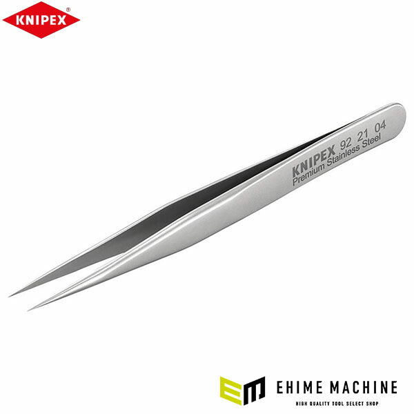 日本正規品 クニペックス ミニ精密ピンセット 90mm 直 針状 (9221-04)(4003773087526) KNIPEX
