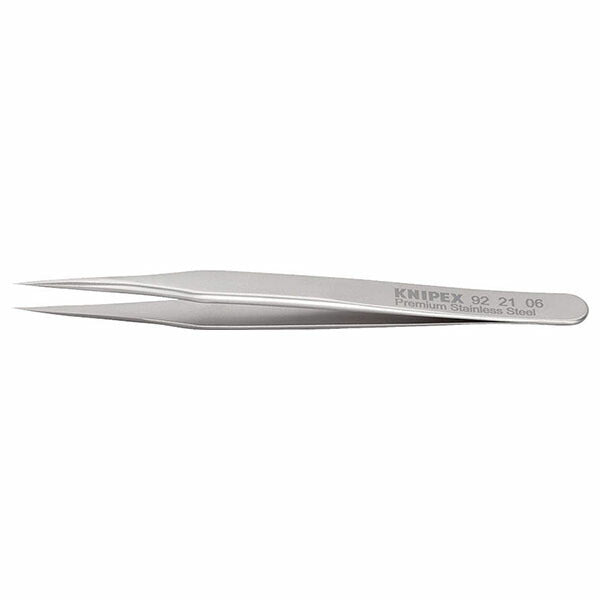 日本正規品 クニペックス ミニ精密ピンセット 80mm 直 針状 (9221-06)(4003773086710) KNIPEX