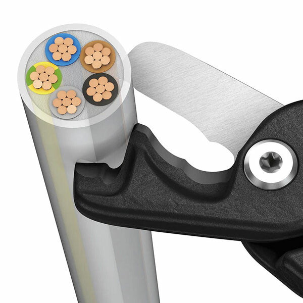 日本正規品 クニペックス ケーブルカッターステップカットXL (9511-225)(4003773088882) 業務向け KNIPEX