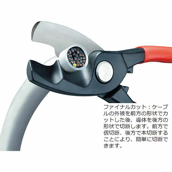 日本正規品 クニペックス ケーブルカッター (9512-200SB)(4003773052197) KNIPEX