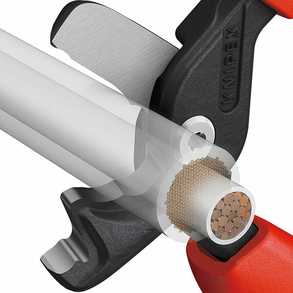 日本正規品 クニペックス ケーブルカッター(3Kグリップ) ステップカットXL (9512-225)(4003773088899) 業務向け KNIPEX