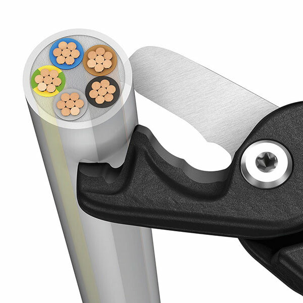 日本正規品 クニペックス ケーブルカッター(3Kグリップ) ステップカットXL (9512-225)(4003773088899) 業務向け KNIPEX