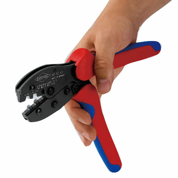 日本正規品 クニペックス 圧着プライヤー MC4/MC4EVO AWG12/10 (9752-42SB)(4003773092162) KNIPEX