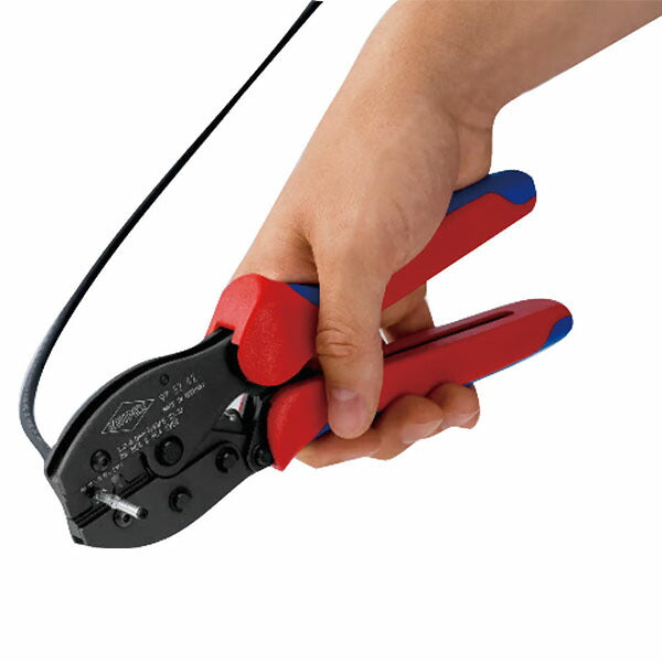 日本正規品 クニペックス 圧着プライヤー MC4/MC4EVO AWG12/10 (9752-42SB)(4003773092162) KNIPEX