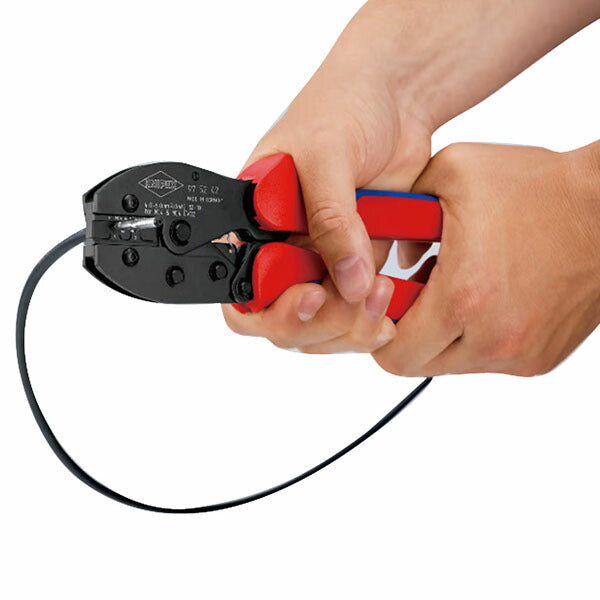 日本正規品 クニペックス 圧着プライヤー MC4/MC4EVO AWG12/10 (9752-42SB)(4003773092162) KNIPEX