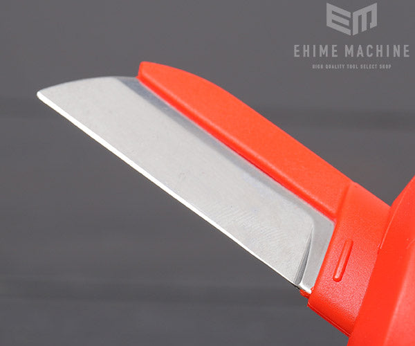 日本正規品 クニペックス 絶縁ケーブルナイフ 1000V (9854SB)(4003773052210) KNIPEX