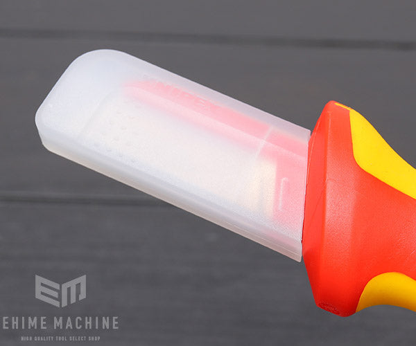 日本正規品 クニペックス 絶縁ケーブルナイフ 1000V (9854SB)(4003773052210) KNIPEX