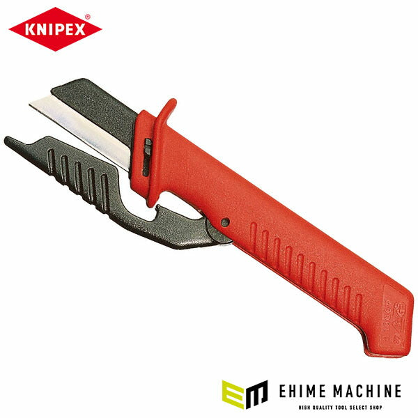 日本正規品 クニペックス 絶縁ケーブルナイフ 1000V (9856SB)(4003773033516) KNIPEX