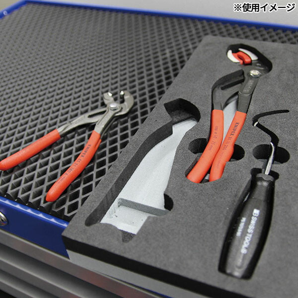 日本正規品 クニペックス ホースクリップ ホースプラッカー コラボセット EVAトレー付 数量限定 (KNITR003)(4545301105925) KNIPEX