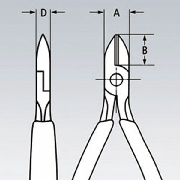 日本正規品 クニペックス エレクトロニクスニッパー (7902-125)(4003773061281) 業務向け KNIPEX