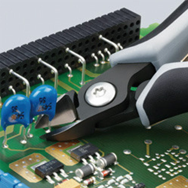 日本正規品 クニペックス エレクトロニクスニッパー (7942-125ESD)(4003773061571) 業務向け KNIPEX