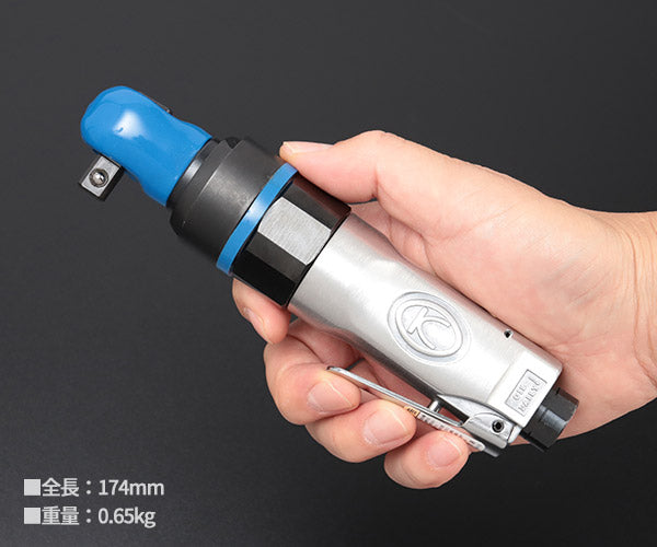 空研 KRI-10 9.5sq.ラチェットインパクト 3/8 9.5mm角 インパクトレンチ構造内臓 ハイブリッドエアーラチェットレンチ 日本製