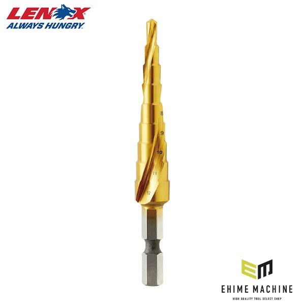 日本正規品 レノックス インパクトシャンクステップドリル 4-12mm (LX90001) (4536178994903) LENOX
