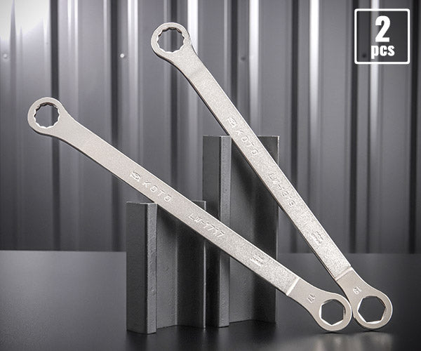 KOTO LW-3000 ロアボールジョイントナットレンチセット 極限まで薄くした特殊めがねレンチ 17mm(LW-1717) 19mm(LW-1919)セット 江東産業