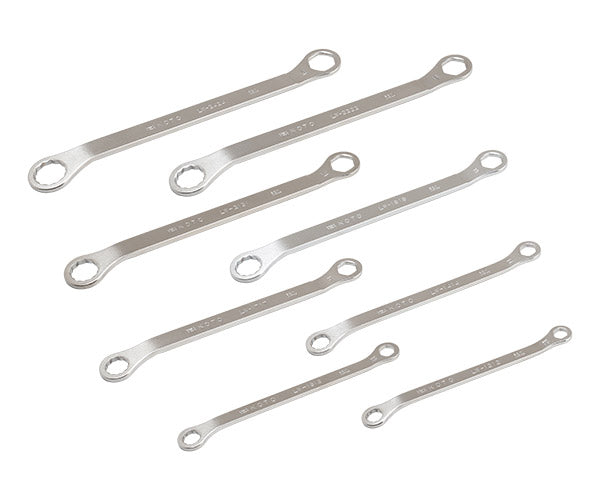 KOTO 6角x12角 極薄めがねレンチセット LW-8140 なめにくい六角と早回しできる十二角の組合せ極薄レンチ8本セット 江東産業