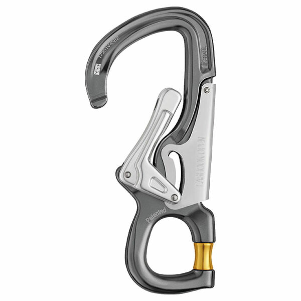 日本正規品 ペツル イーズフックオープン 25kN 自動ロックコネクター (M043AA00)(3342540821903) PETZL