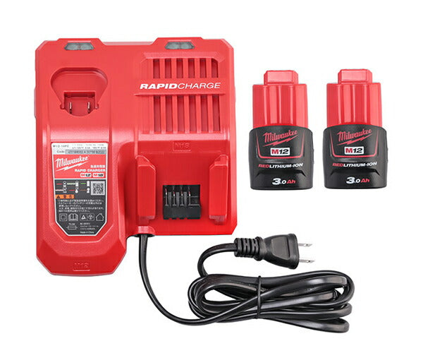 日本正規品 ミルウォーキー M12 (2) 3.0Ah FCスタートキット (M12-18 NRG-302 JP)(4573592060289) milwaukee