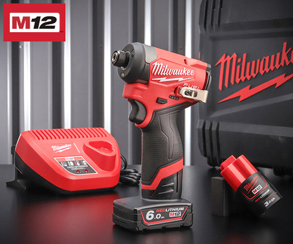 日本正規品 ミルウォーキー M12 FUELインパクトドライバー6.0AH&3.0AHキット (M12 FID2-632X JP)(4573582680589) milwaukee