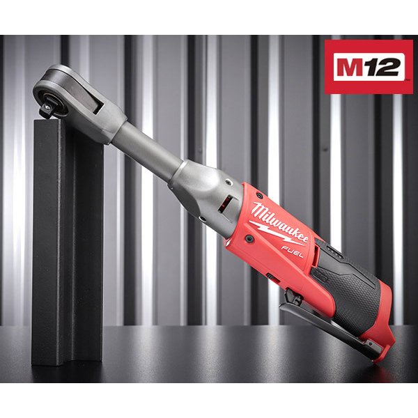 ミルウォーキー 3/8コードレス電動ラチェットレンチ ロング(本体) M12 FIR38LR-0 JP Milwaukee 12V 75Nm 9.5sq. 9.5角 充電式3/8ロングラチェットレンチ M12シリーズ M12 FUEL ブラシレスモーター 電動工具