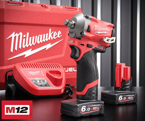 日本正規品 ミルウォーキー M12 FUEL 1/2インチ 339Nmインパクトレンチセット (M12 FIWF12-602C JP)(4573582680282) milwaukee