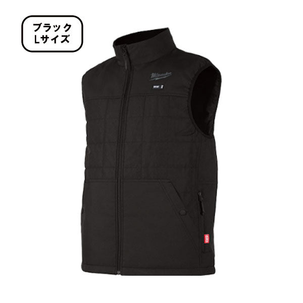 日本正規品 ミルウォーキー M12 ヒートベスト ブラック(L) (M12 HPVBL2-L APJ)(4573582680695) milwaukee
