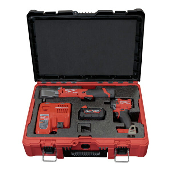 日本正規品 ミルウォーキー M18FUELパワーパック(インパクトレンチ、アングルインパクトレンチ) (M18 FPP2AN2-5252P JP)(4573592031814) milwaukee