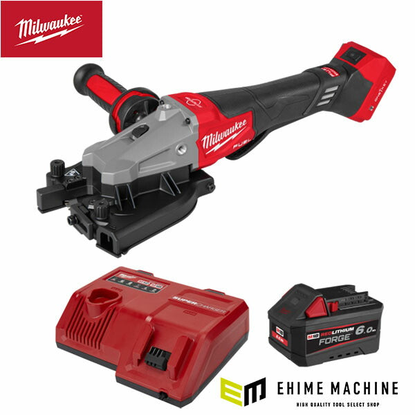 日本正規品 ミルウォーキー M18 FUEL 充電式ツライチ鉄筋カッター 6.0Ah x 1 キット バッテリー・充電器付 RAPIDSTOP 数量限定 電動工具 (M18 FRBCO32-601 LR JP) (4573592032750) Milwaukee