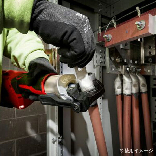 日本正規品 ミルウォーキー M18 FORCE LOGIC 電動油圧式ダイスレス圧着工具 2.0Ah x 2キット (M18 HDCT-202C LR JP)(4573592032651) milwaukee