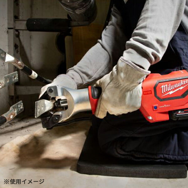 日本正規品 ミルウォーキー M18 FORCE LOGIC 電動油圧式ダイスレス圧着工具 2.0Ah x 2キット (M18 HDCT-202C LR JP)(4573592032651) milwaukee