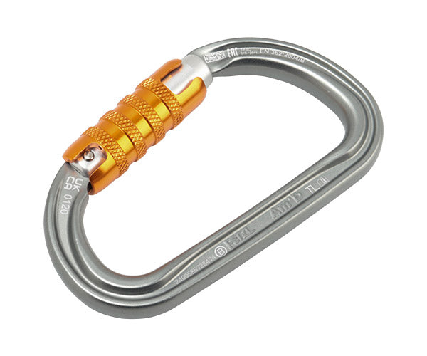 【11月の特価品】日本正規品 ペツル エーエムディ トライアクトロック カラビナ グレー 24mm開口幅 (M34A TL)(3342540102453) PETZL