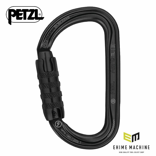 日本正規品 ペツル エーエムディ トライアクトロック カラビナ ブラック 24mm開口幅 (M34A TLN)(3342540102446) PETZL
