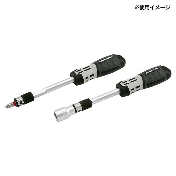 日本正規品 マタドール 1/4SQ ドライバーハンドル2in1 155MM (20730090)(4040674237483) MATADOR