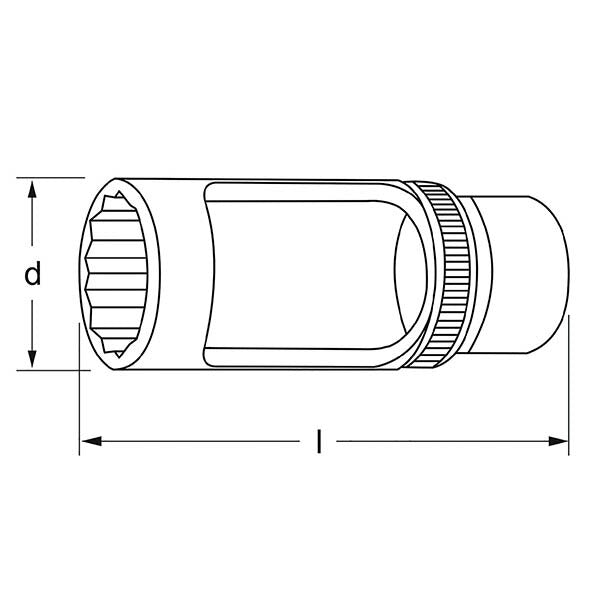 日本正規品 マタドール 1/2SQ 20.8MM スパークプラグソケット (40810208)(4040674138278) MATADOR