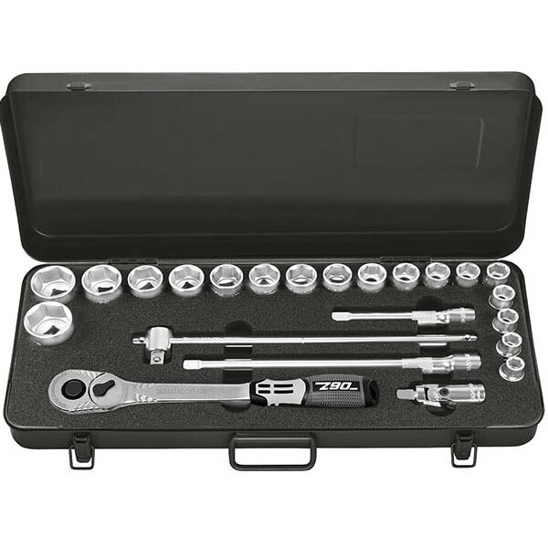 日本正規品 マタドール (1/2SQ)ソケットレンチセット 23PCS (41149230)(4040674156401) MATADOR