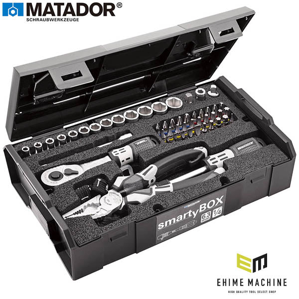 日本正規品 マタドール (1/4SQ)ソケットレンチセット 61PCS (81452115)(4040674237308) MATADOR