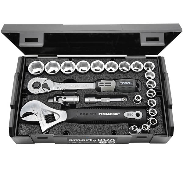 日本正規品 マタドール (3/8SQ)ソケットレンチセット 25PCS (81453115)(4040674237315) MATADOR