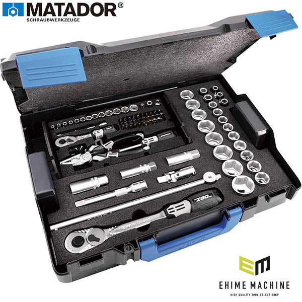 日本正規品 マタドール (1/4SQ,1/2)ソケットレンチセット 80PCS (81454150)(4040674238152) MATADOR