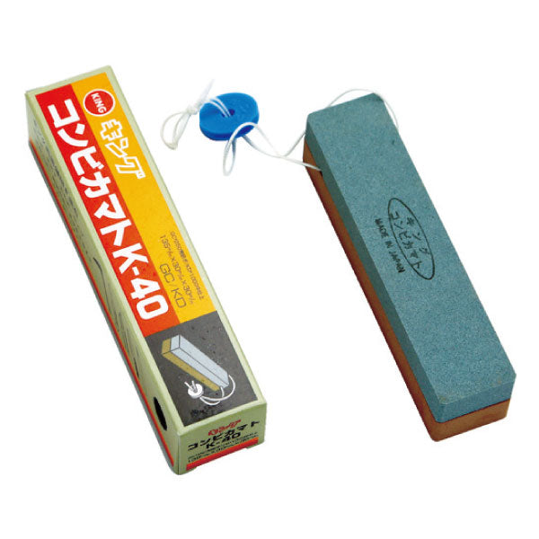 松永トイシ キング砥石 キングコンビ鎌砥 K-40 0300104 135x30x30 粒度#250/1000 荒研ぎ/中仕上げ用 両面タイプ