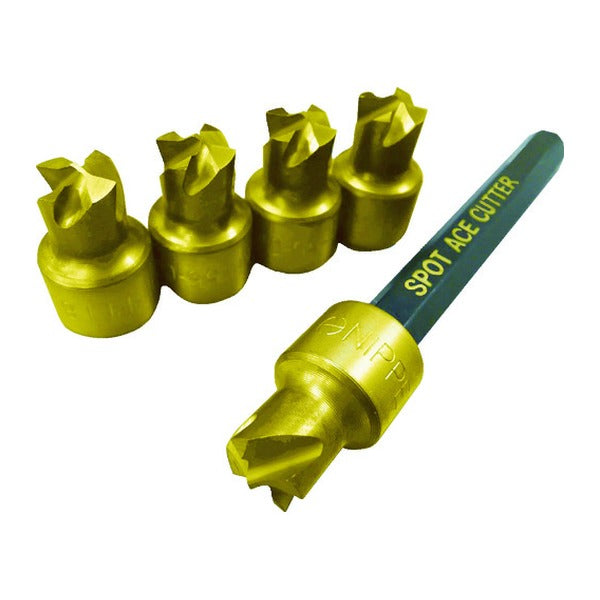 日平機器 スポットエースカッター クワトロ 4枚刃 6.5mm 替刃5個入 六角シャンク付 刃先交換式 (MH-65GQ)(4580117393524) NIPPEI KIKI