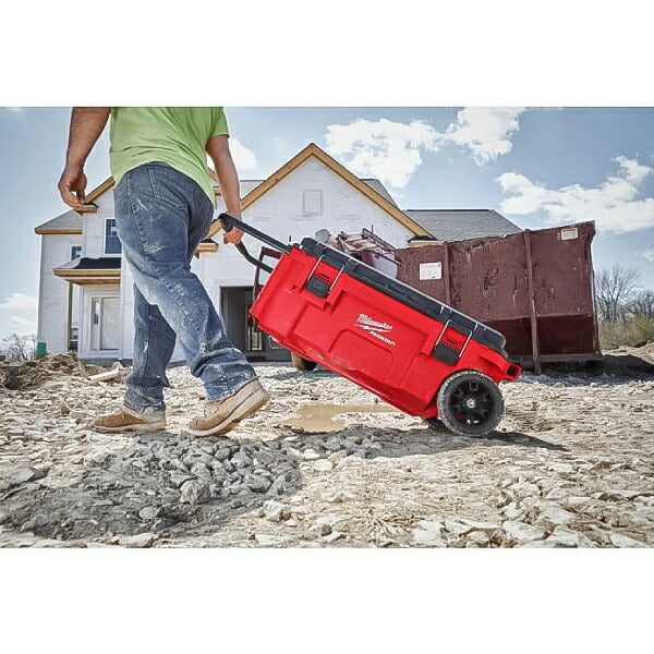 日本正規品 ミルウォーキー PACKOUT キャリー式ツールボックスXLサイズ (48-22-8428)(4573592050334) milwaukee