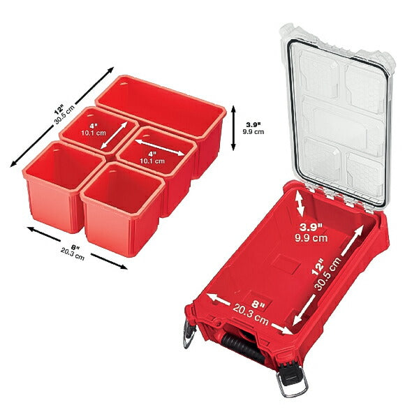 日本正規品 ミルウォーキー PACKOUT オーガナイザー Sサイズ (48-22-8435)(4573592050150) milwaukee