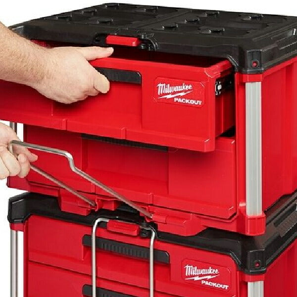 日本正規品 ミルウォーキー PACKOUT 引き出し収納 2段 (48-22-8442)(4573592050273) milwaukee