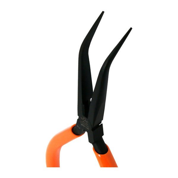 フジ矢 ミニテックピンセットラジオペンチ(ベントタイプ・バネ付) 150mm (MP8-150)(4952520323267) FUJIYA 工具