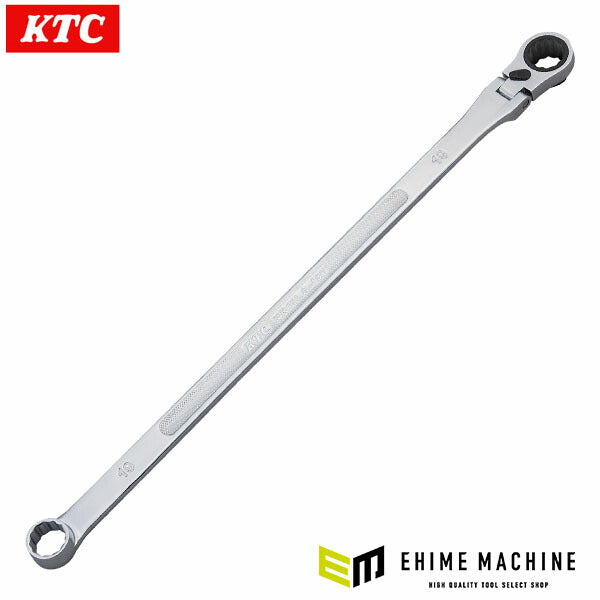 26SS新商品] KTC 超ロングラチェットめがねレンチ(首振り) サイズ19mm