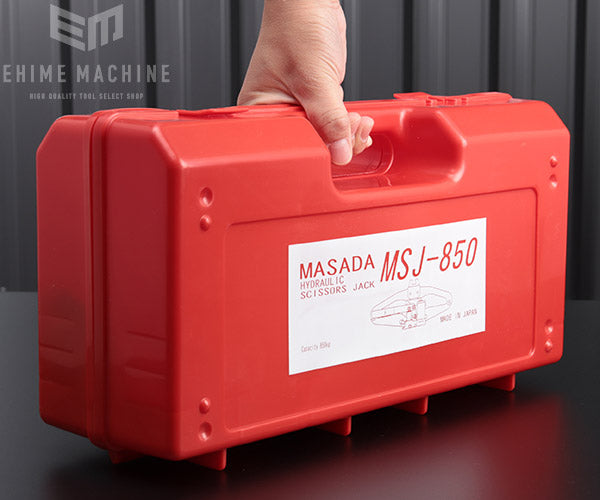 マサダ 油圧式ジャッキ パンタグラフジャッキ 車載ケース付 MSJ-850